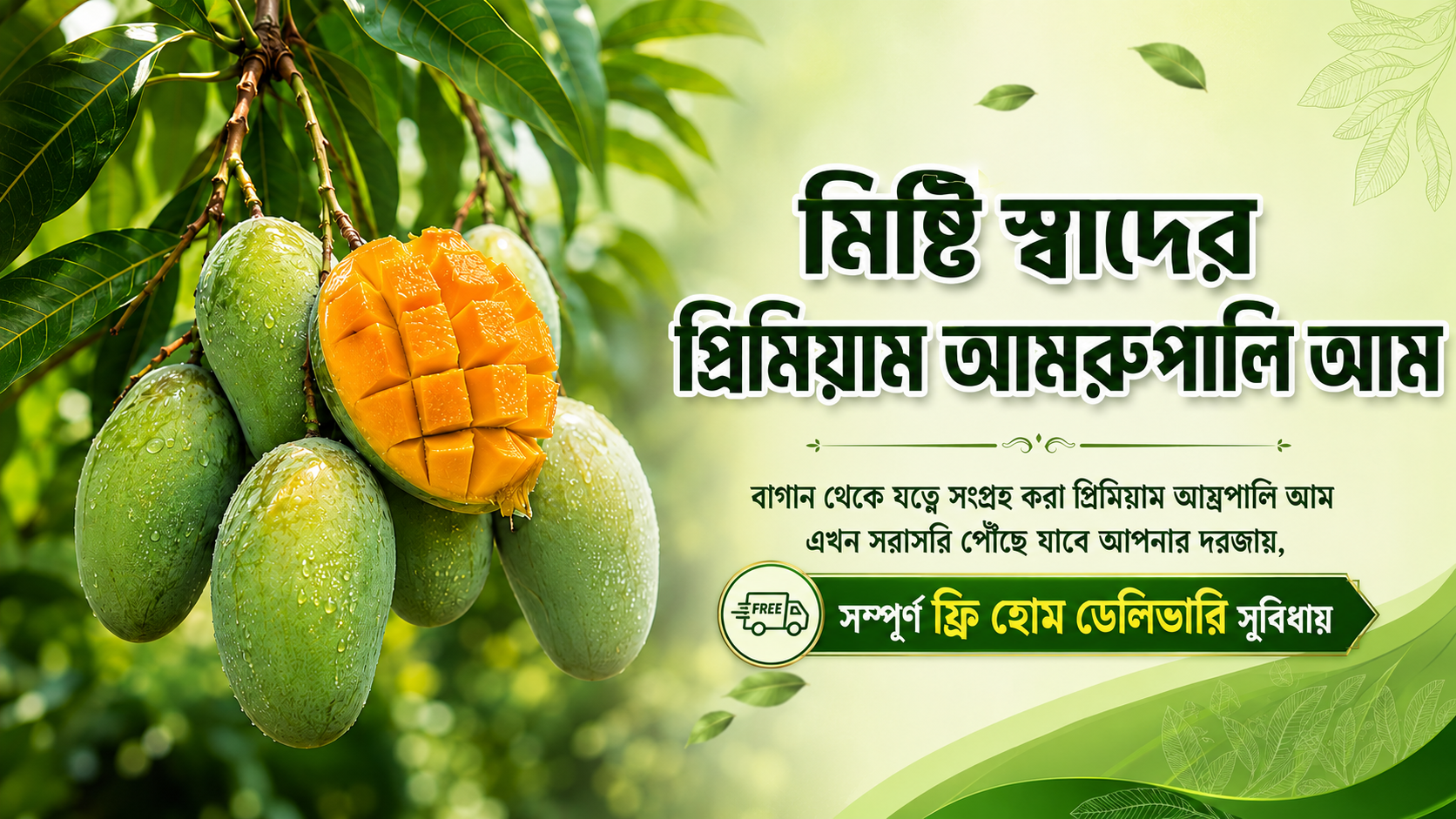 মিষ্টি স্বাদের প্রিমিয়াম আম্রপালি আম